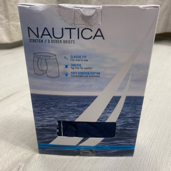 Nautica Navy Boxer Briefs - Picture 5 of 7